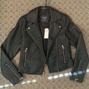 Faux Leather Moto Jacket